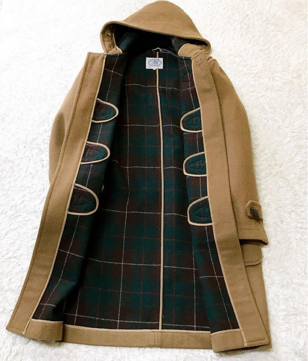 定価¥80.000〜【美品】ジェイプレス/ダッフルコート/裏地チェック柄/L 希少XL◎ジェイプレス『大人のオシャレ』J.PRESSダッフルコート