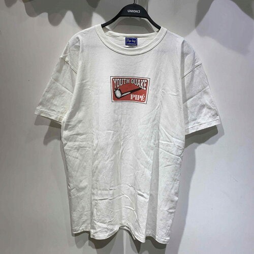 YOUTH QUAKE PIPE TEE SIZE-XXL ユースクエイク 半袖Tシャツ