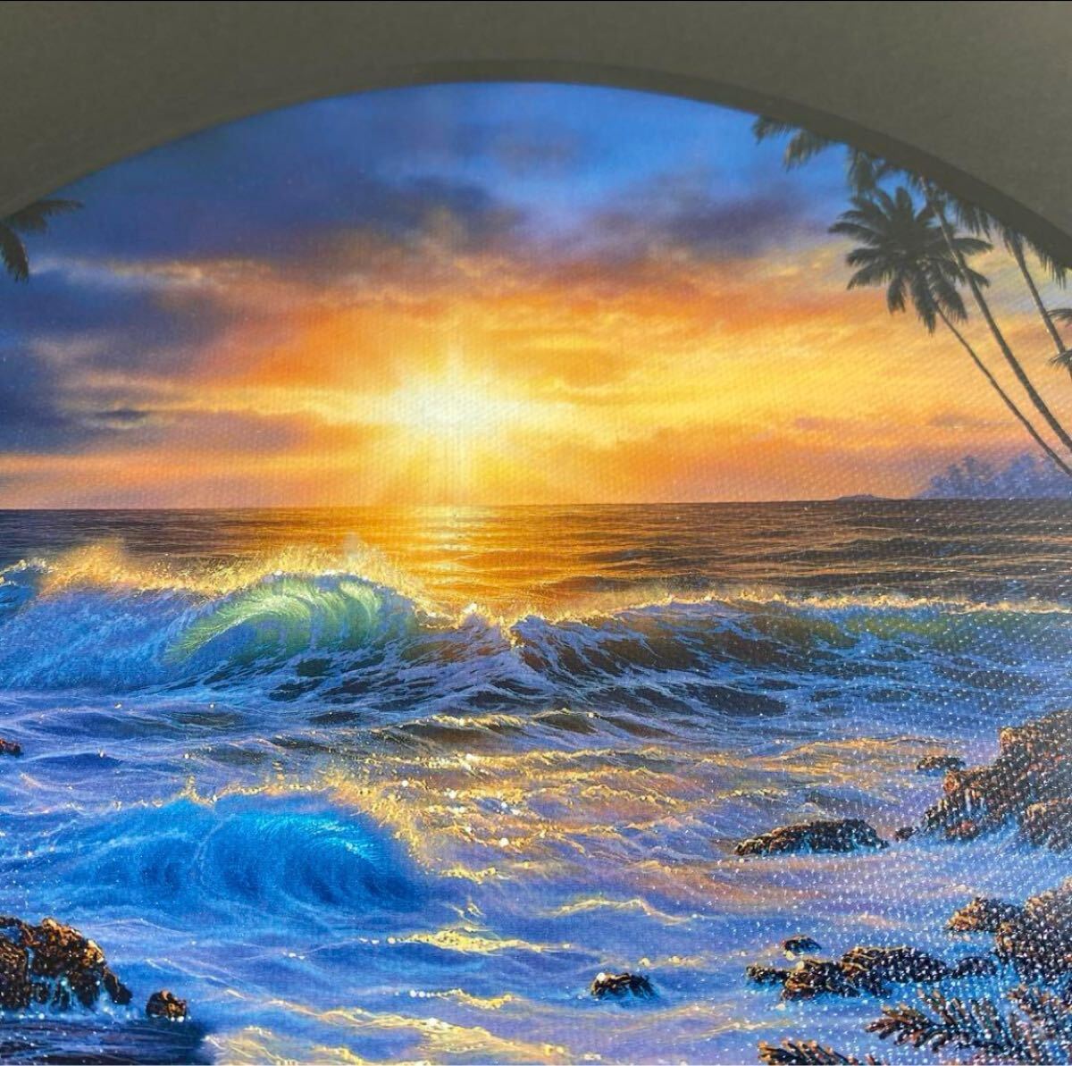 絵画 ラッセン Christian Rlese Lassen マウイマジック 額装
