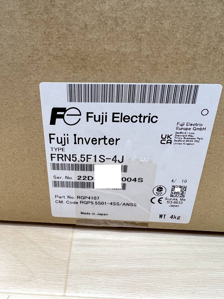 FRN5 5F1S-4J 未使用 富士電機 インバータ 管理番号 312Y1-43 FRN5 5F1S-4J 未使用 富士電機 インバータ 管理番号 312Y1-43