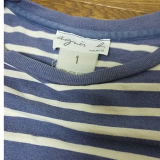  アニエスb ストライプ tシャツ サイズ 1　アニエスベー
