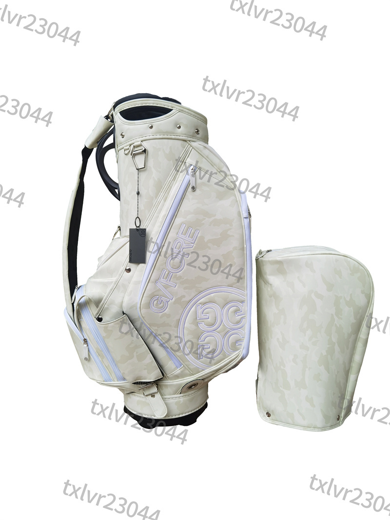 G/Fore ゴルフ G/Fore ジーフォア キャディバッグ　スタンドバッ　9型，PU，4.5kg　white ●TV005
