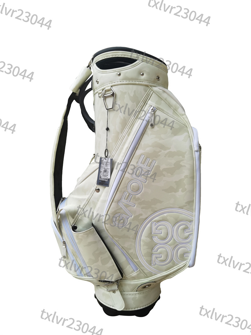 G/Fore ゴルフ G/Fore ジーフォア キャディバッグ　スタンドバッ　9型，PU，4.5kg　white ●TV005
