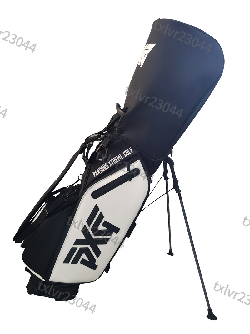 値下げDXG Golf Bag　キャディーバック軽量 男女兼用 9型，4kg,puスタンドバッグ ブラック*ホワイトTV026
