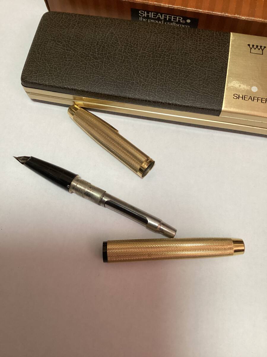 シェーファー 万年筆 スターリングシルバー 刻印 ペン先 14K シェーファー 万年筆 スターリングシルバー 刻印 ペン先 14K