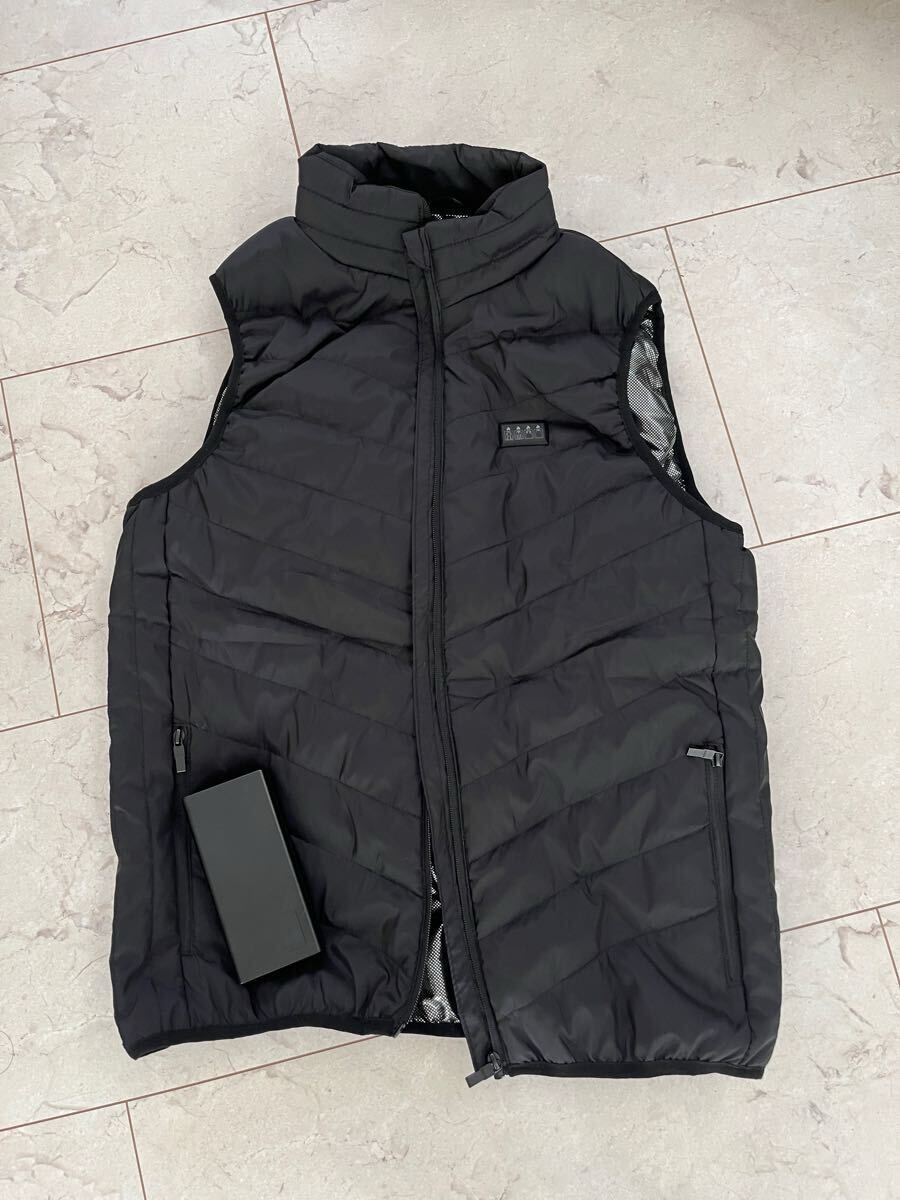[PenBille] 電熱ベスト 加熱服 ヒートジャケット 加熱ベスト【前後27箇所発熱 30000mAhモバイルバッテリー付属 】4つのスイッチ