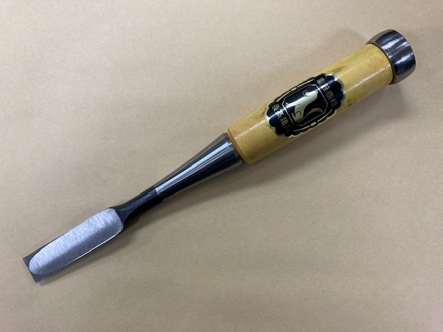 未使用　＃176-3■ 狐 (きつね)　木成追入のみ グミ柄 15mm 　角面 角打ち　★長期保管品★