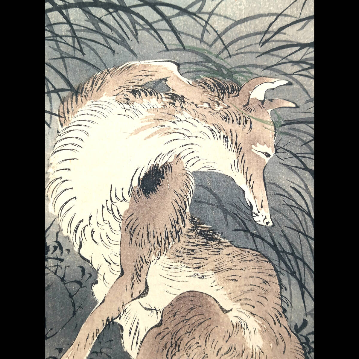 『3年保証』 真作】最終出品！ 月岡芳年 有名シリーズ 月百姿「むさしのゝ月 絵画