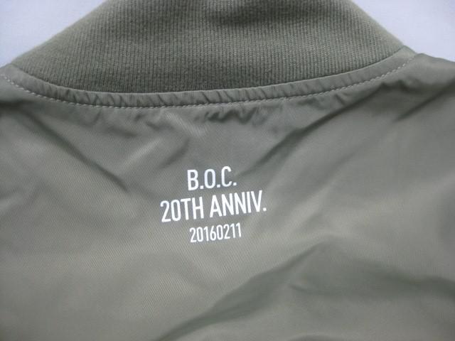 同梱可】中古品 BUMP OF CHICKEN 20TH Anniversary MA-1 カーキ