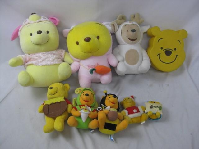 【同梱可】中古品 ディズニー プーさん のみ クリスマス ぬいぐるみ マスコットストラップ 等 グッズセット