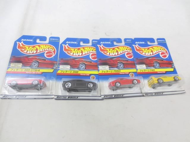 【同梱可】未開封 ホビー ホットウィール マテル フェラーリ F550 F40 等 4点 グッズセット