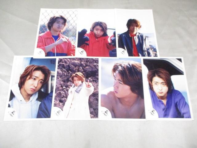 【良品 同梱可】 嵐 大野智 公式写真 7枚 ハワイ カレンダー 2000 オフショット