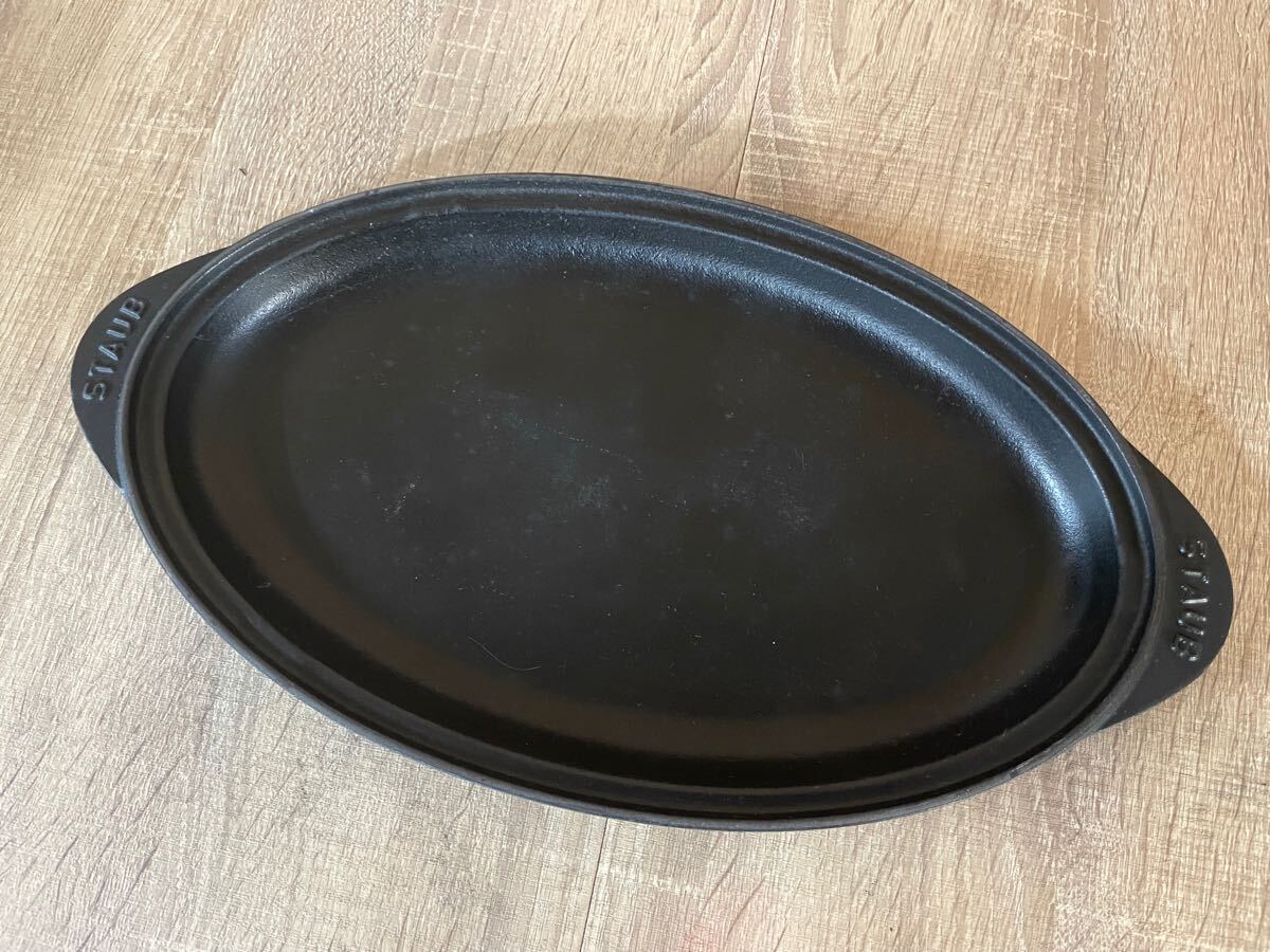 STAUB シャローオーバル　ホットプレート黒　31cm ストウブ　正規品 楽天市場】【日本正規品】ストウブ staub シャロー オーバル