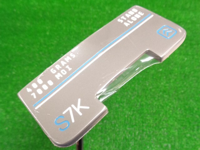 GK栄三越■ 903 【レフティー】【新品】S7Kパター◆オリジナルスチールシャフト◆34インチ◆パター◆自立式パター◆人気◆おすすめ