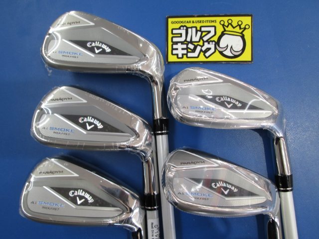 GK三好◆044【新品】【値下げ】 【レディース】キャロウェイ PARADYM Ai SMOKE MAX FAST◆ELDIO40 for CW(JP)◆A◆7-9・P・S 5本セット