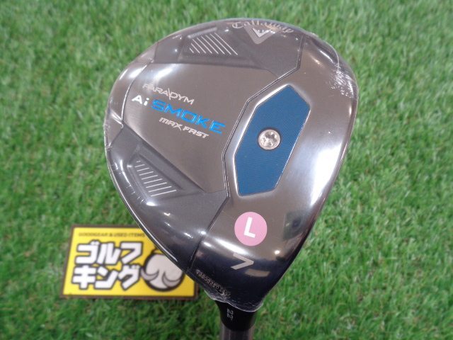 GK栄三越■ 新品087 【値下げ】キャロウェイ◆PARADYM Ai SMOKE MAX FAST◆ELDIO40 for Callaway◆日本仕様◆L◆22度◆レディース◆FW◆7W