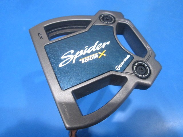 GK鈴鹿☆ 中古217 テーラーメイド SPIDER TOUR X DOUBLE BEND TruePath★オリジナルスチール[34]★3★パター★