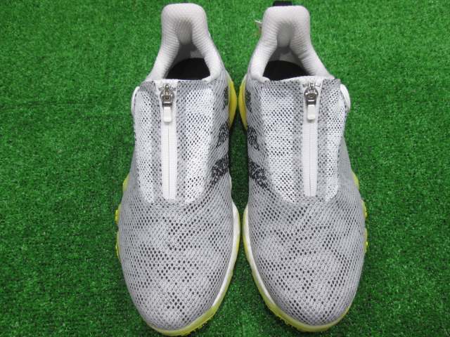 GK鈴鹿☆ 新品634 【値下げしました】【30.0】アディダス★コードカオス22 ボア GX0199★ホワイト/イエロー★スパイクレス★ダイヤル式★_画像9