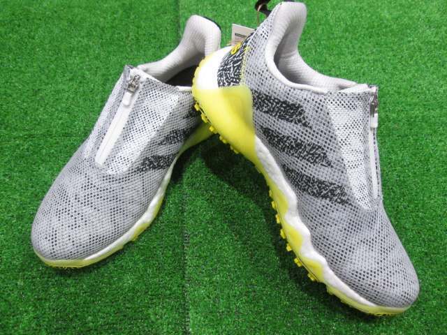 GK鈴鹿☆ 新品634 【値下げしました】【30.0】アディダス★コードカオス22 ボア GX0199★ホワイト/イエロー★スパイクレス★ダイヤル式★_画像10