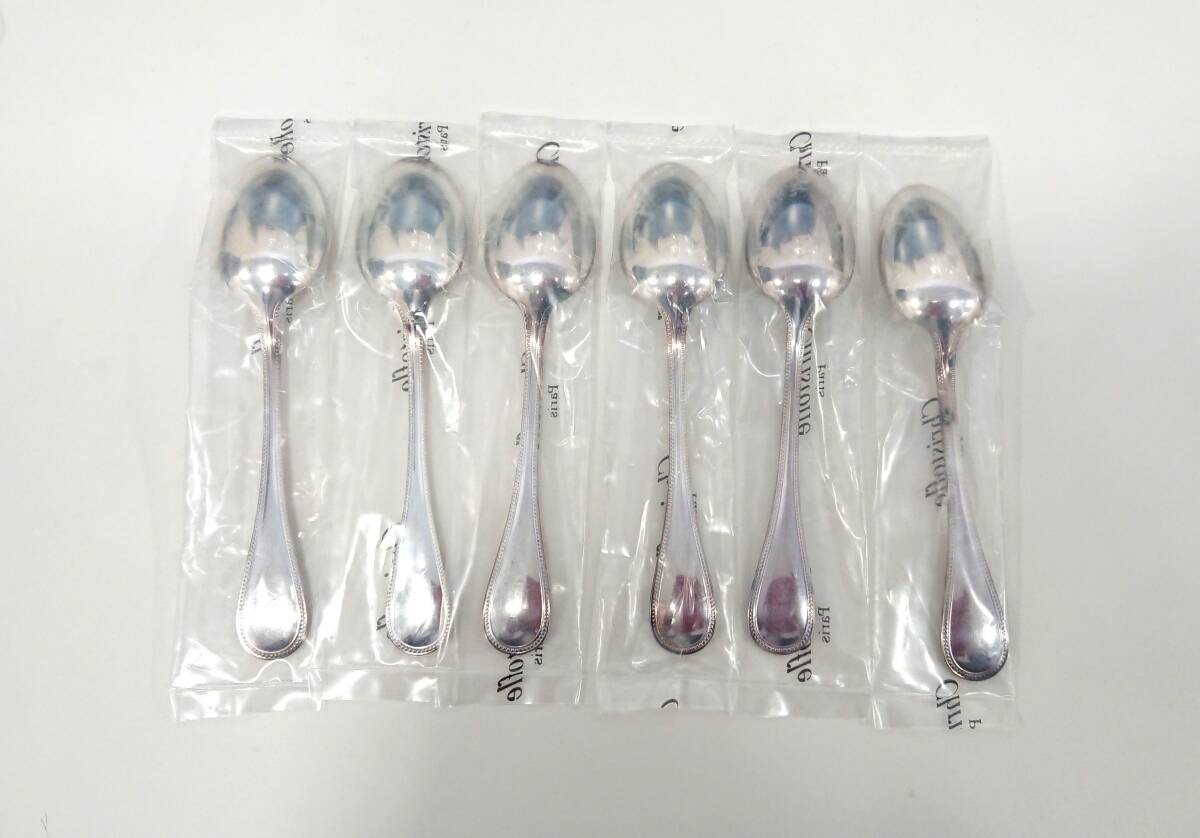【値下げ相談可能】Christofle スプーン 6本セット 未使用 値下げ相談可能】Christofle スプーン 6本セット 未使用