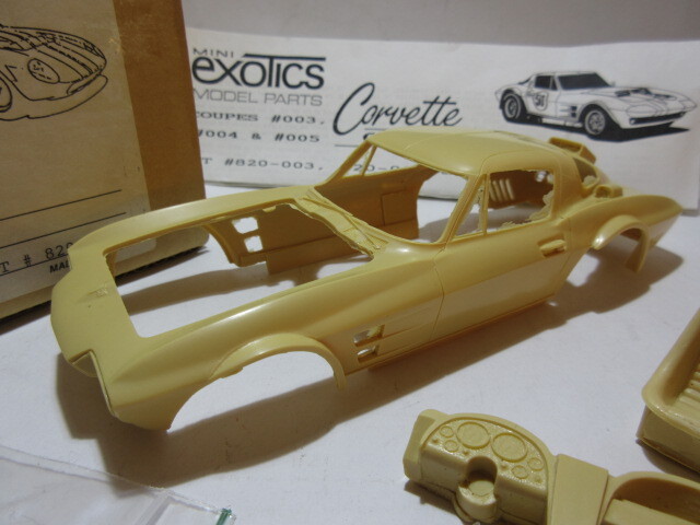 MINI EXOTICS 1/25 コルベット グランスポーツ レジン製トランスキット CORVETTE GRAND SPORT COUPE Made in Canada グランドスポーツ