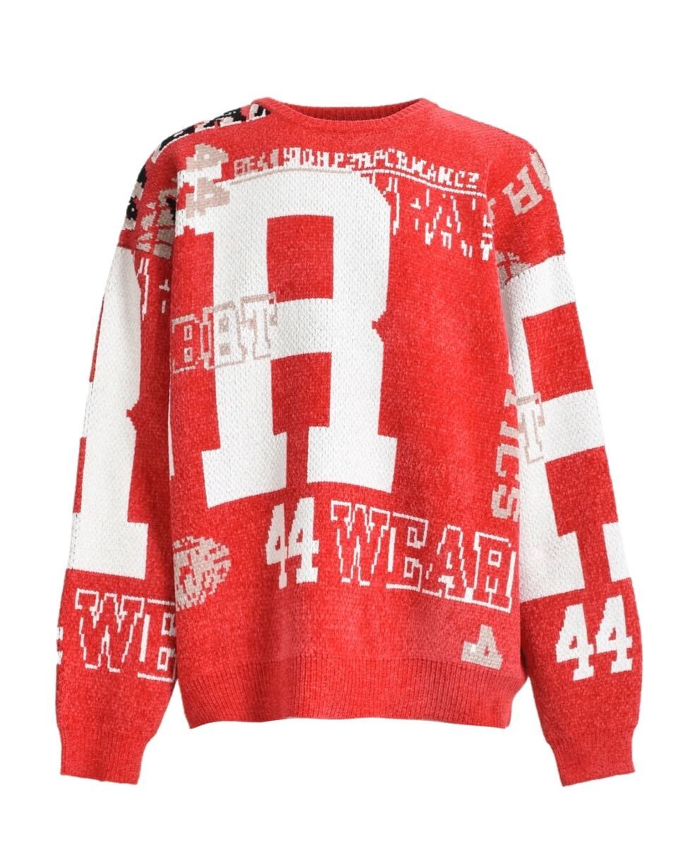 新品 BREATH44 WEAR MOLE KNIT / RED BADHOP セーター ニットNuBiAn_画像1