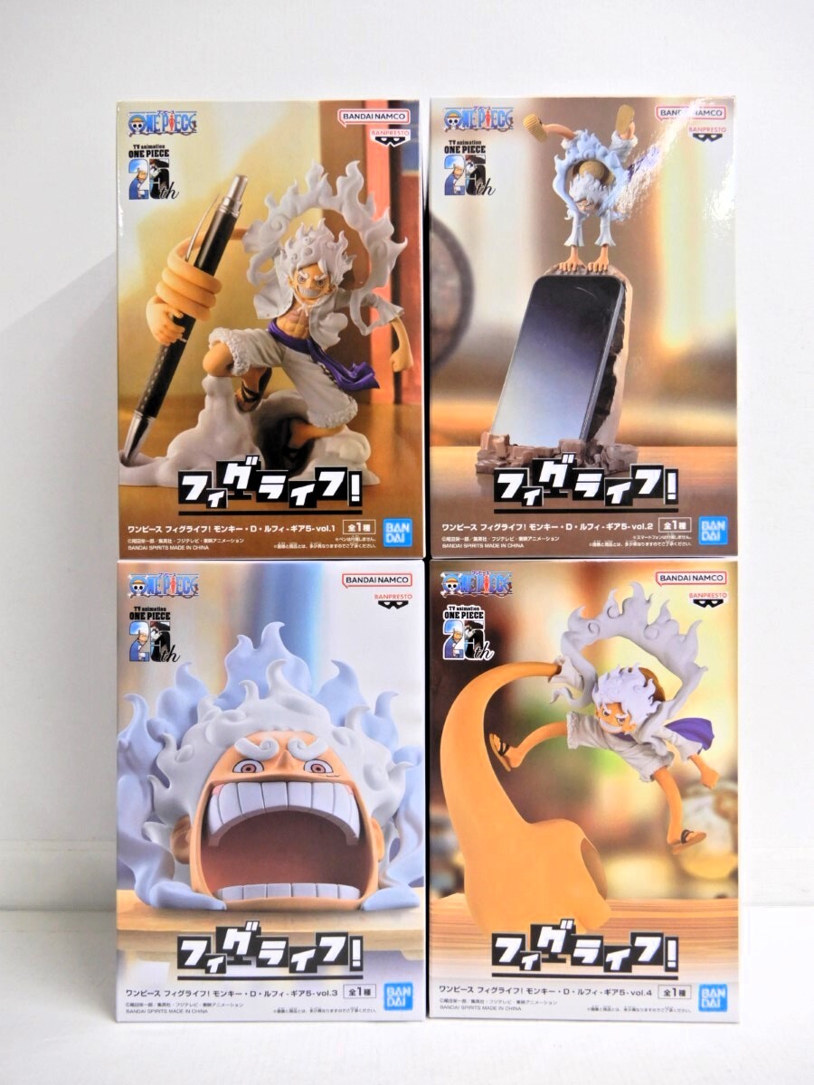 バンダイ ワンピース フィグライフ！ ルフィ セット ワンピース フィグライフ! モンキー・D・ルフィ-ギア5-vol.3│株式会社