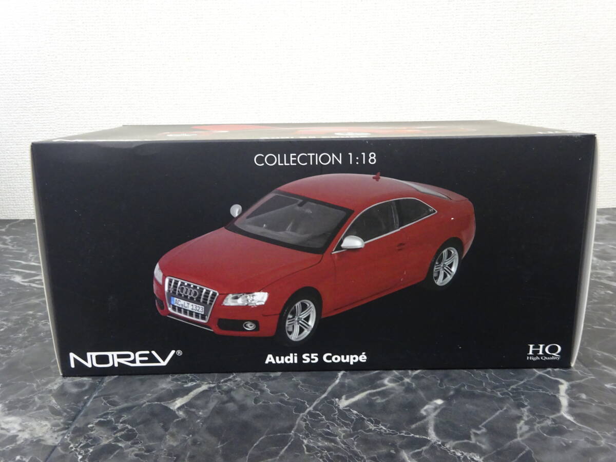 超格安価格 ミニカー】 NOREV 1/18 アウディS5クーペ 2009 レッド ノレブ