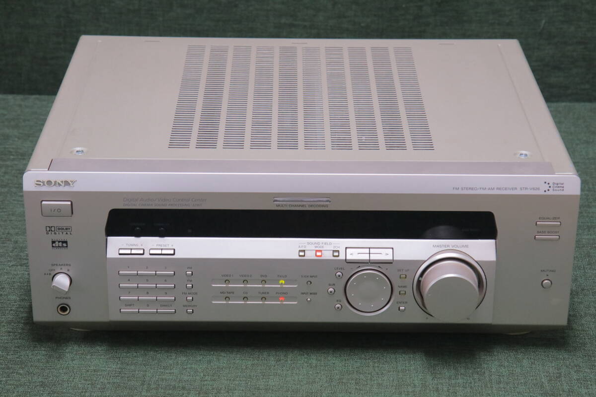 あ//A8701 SONY ソニー　STR-V626 AVアンプ　プリメインアンプ　リモコン付き/同　スピーカーSS-CM35 2WAY 左右ペア