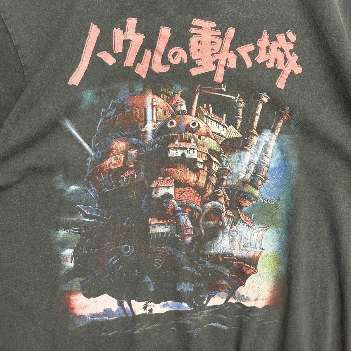 □激レア□10s HOWL'S MOVING CASTLE アニメ Tシャツ ジブリ □激レア□10s HOWL'S MOVING CASTLE アニメ Tシャツ ジブリ