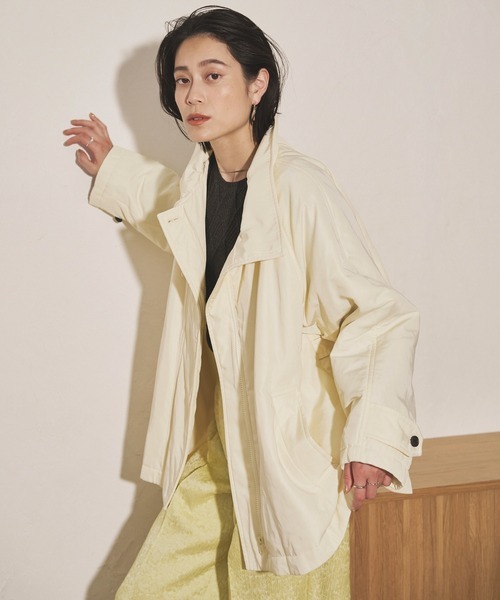 [Audrey and John Wad] blouson S eggshell white lady's 