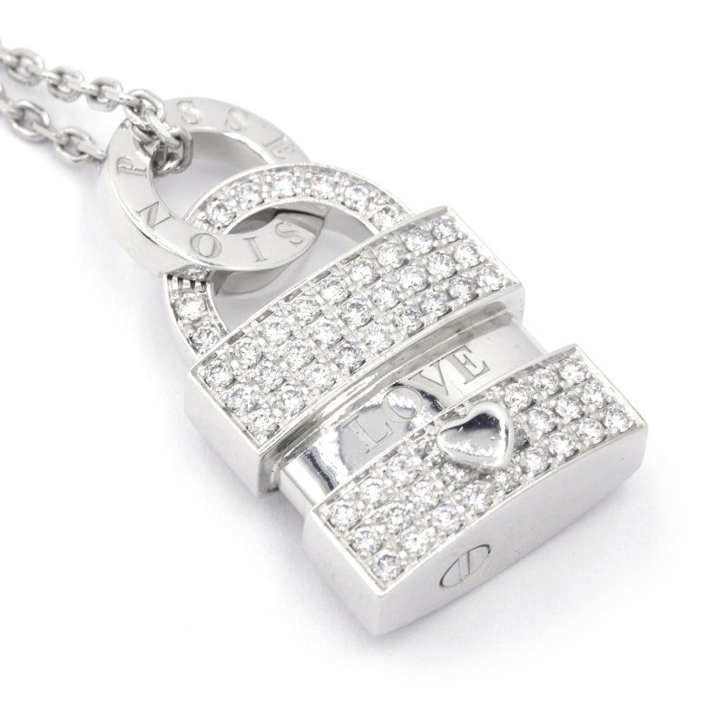  Piaget pado блокировка колье K18WG бриллиант новый товар с отделкой юг столица таблеток белое золото 45cm металлы 16.6g б/у бесплатная доставка 