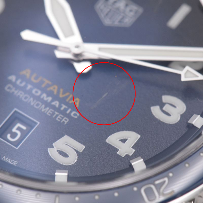 [3 год гарантия ] TAG Heuer мужской o-ta vi aWBE5116.FC8266 WBE5116 коробка гарантия календарь голубой кожа ремень самозаводящиеся часы наручные часы б/у бесплатная доставка 