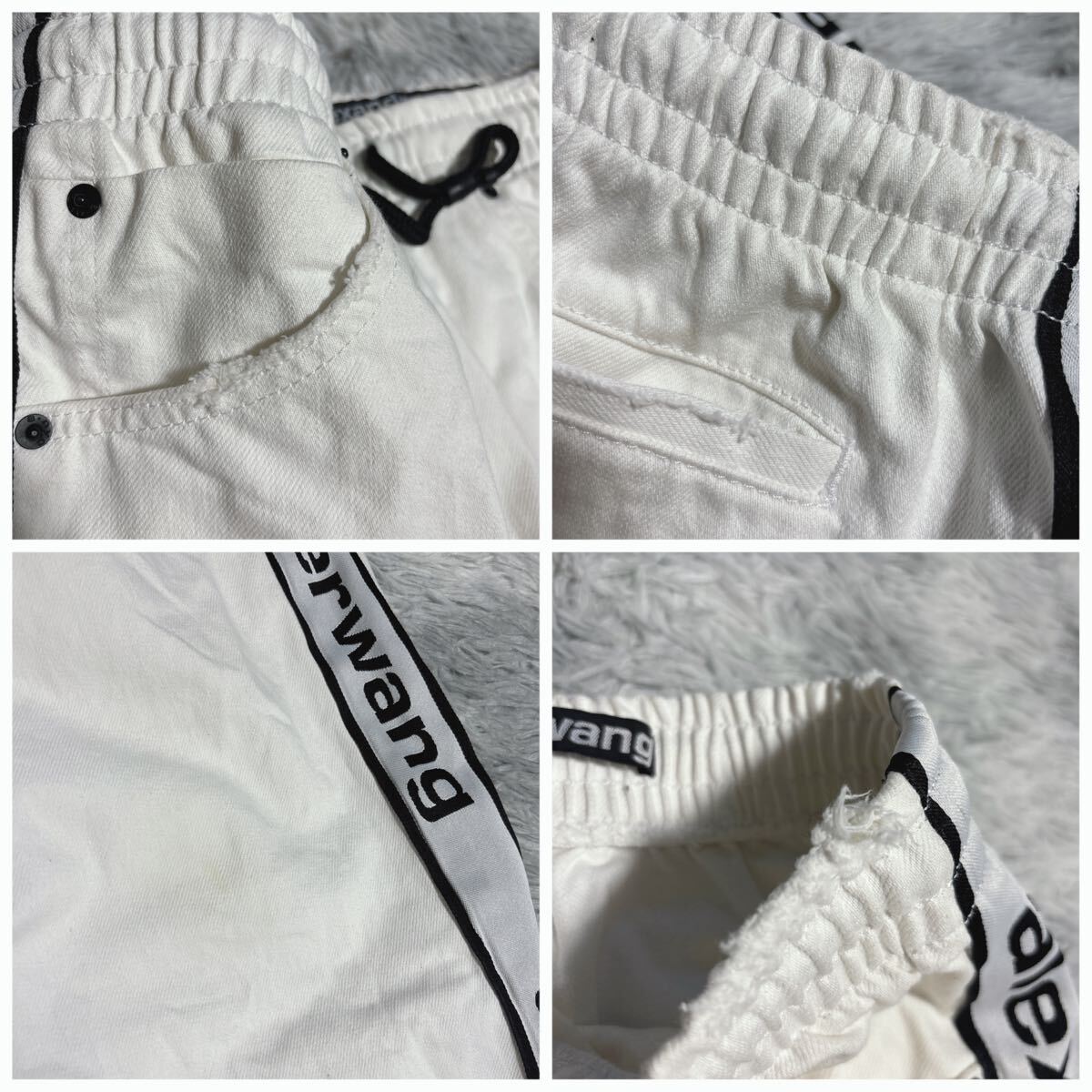 Alexander Wang アレキサンダーワン デニム サイドロゴ ジョガー Alexander Wang アレキサンダーワン デニム サイドロゴ ジョガー