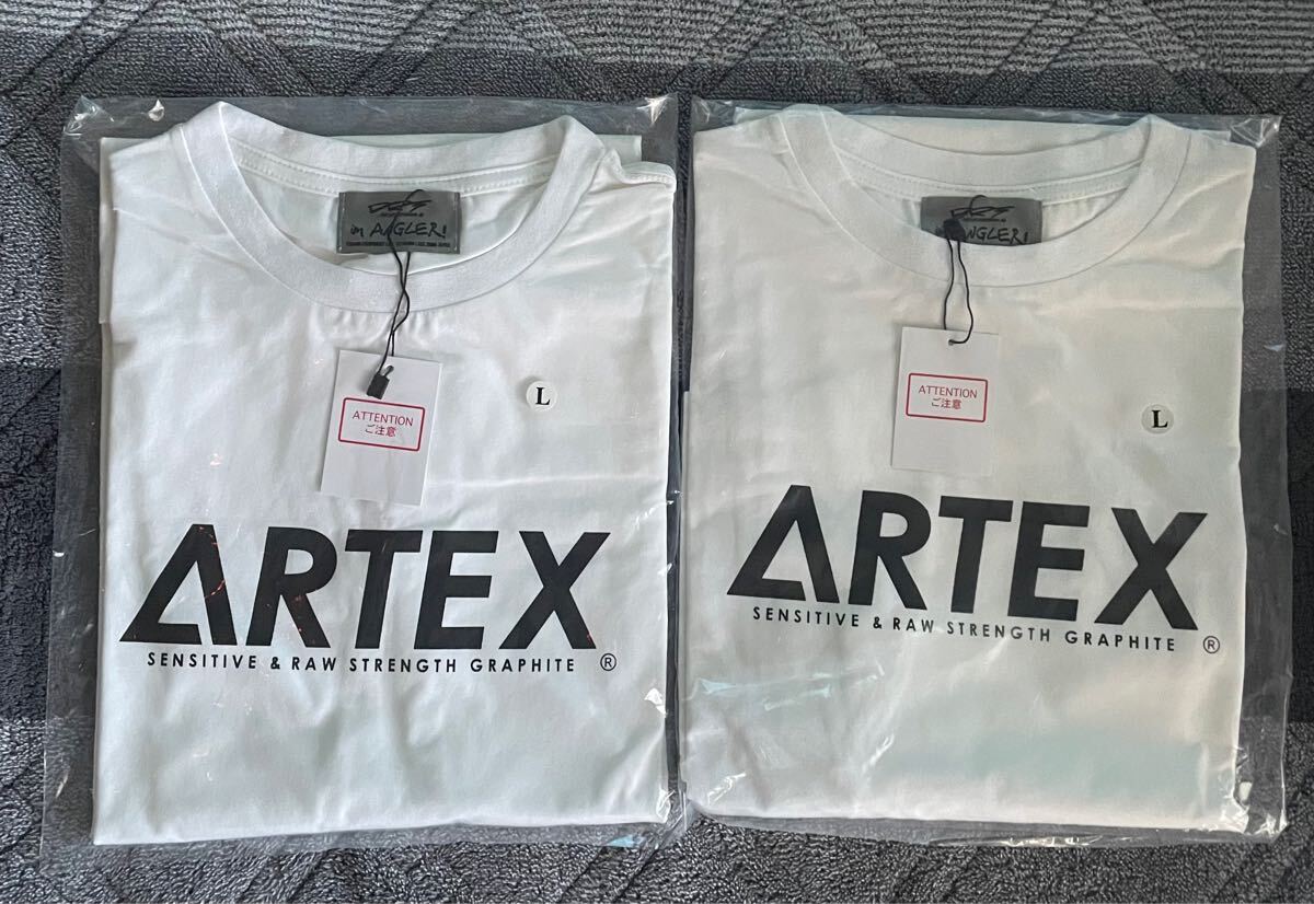 DRT ホワイト　tシャツ Ｌサイズ　ロング・半袖　セット