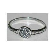 AzureGreen: Pentagram ring US size6 五芒星