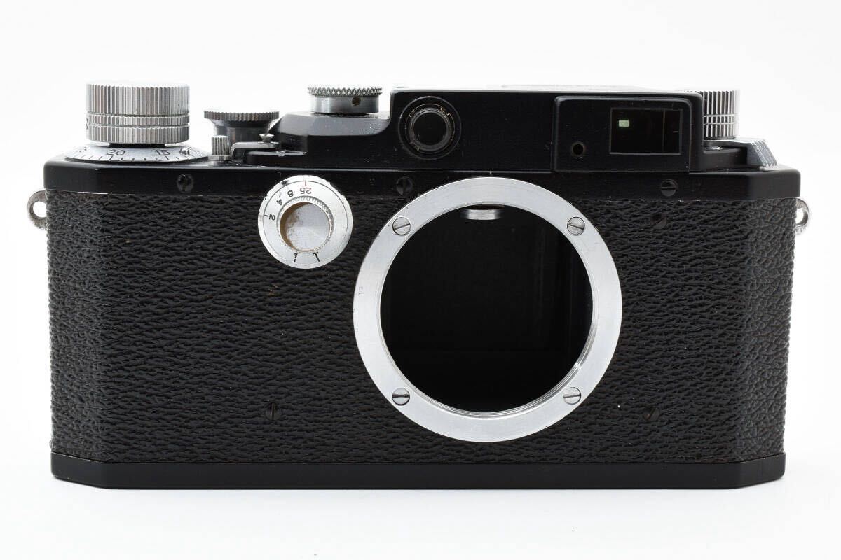 14707 ジャンク CANON II D 2D レンジファインダー フィルム 希少】 Canon II D ボディ キヤノン 2D型 ブラック フィルム