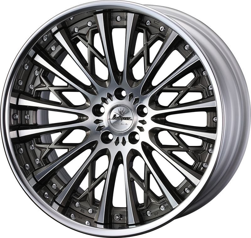 Weds Kranze shulito22 -inch ×11.5J 5-114.3 R rim Weds wheel Kranze Schritt SEPBLK/POL/SBC/POL/BLKandBF/BRU/DSGN-CHR