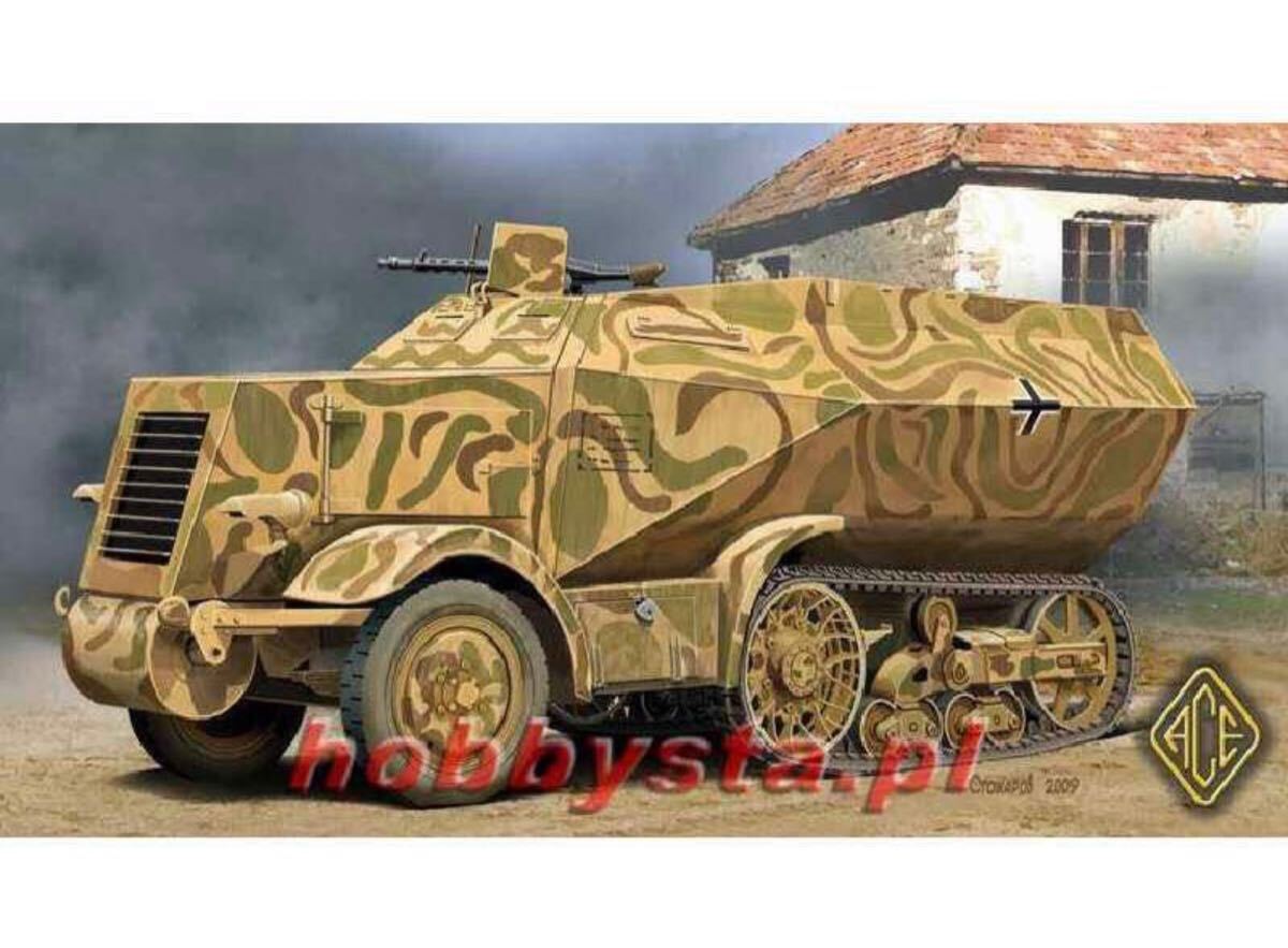 1/144 レジンキット　未涂裝　WWⅡ ドイツ軍 U304(f) ハーフトラック　砲牽引車　ワールドタンクミュージアム 【同梱可能】0725