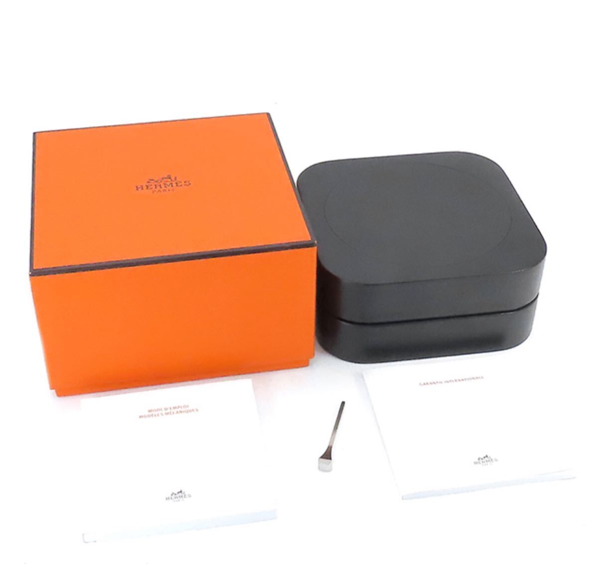 箱・保証書付き】 エルメス HERMES Hウォッチ チタニウム HH5