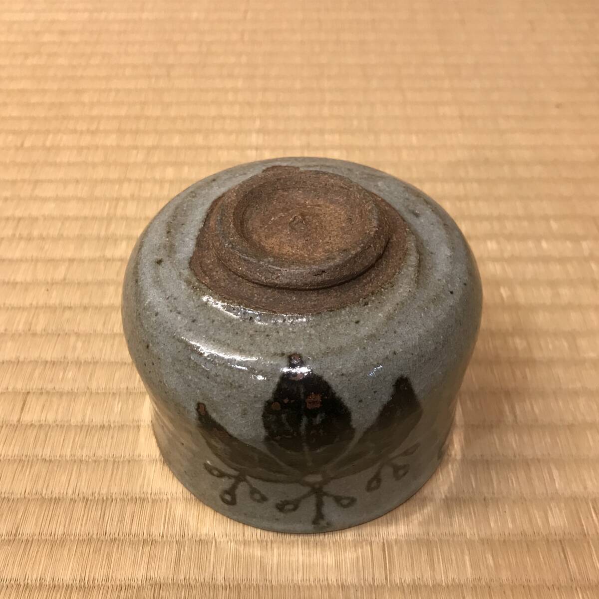 唐津茶碗、六兵衛造 清水六兵衛 絵唐津茶碗