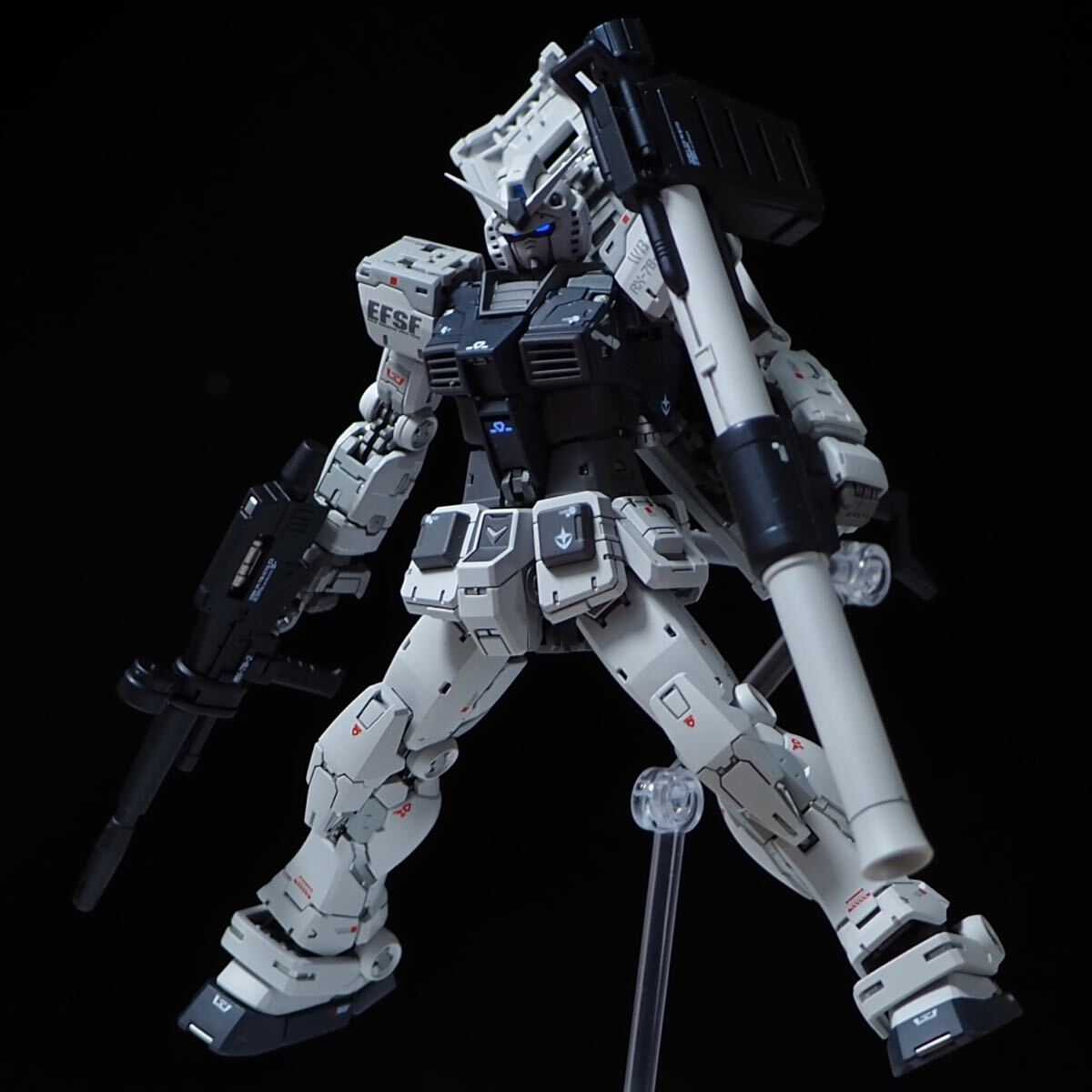ヘッドパーツ改修　RG ガンダム　2.0 ガンプラ　全塗装　完成品 ヘッドパーツ改修 RG ガンダム 2.0 ガンプラ 全塗装 完成品