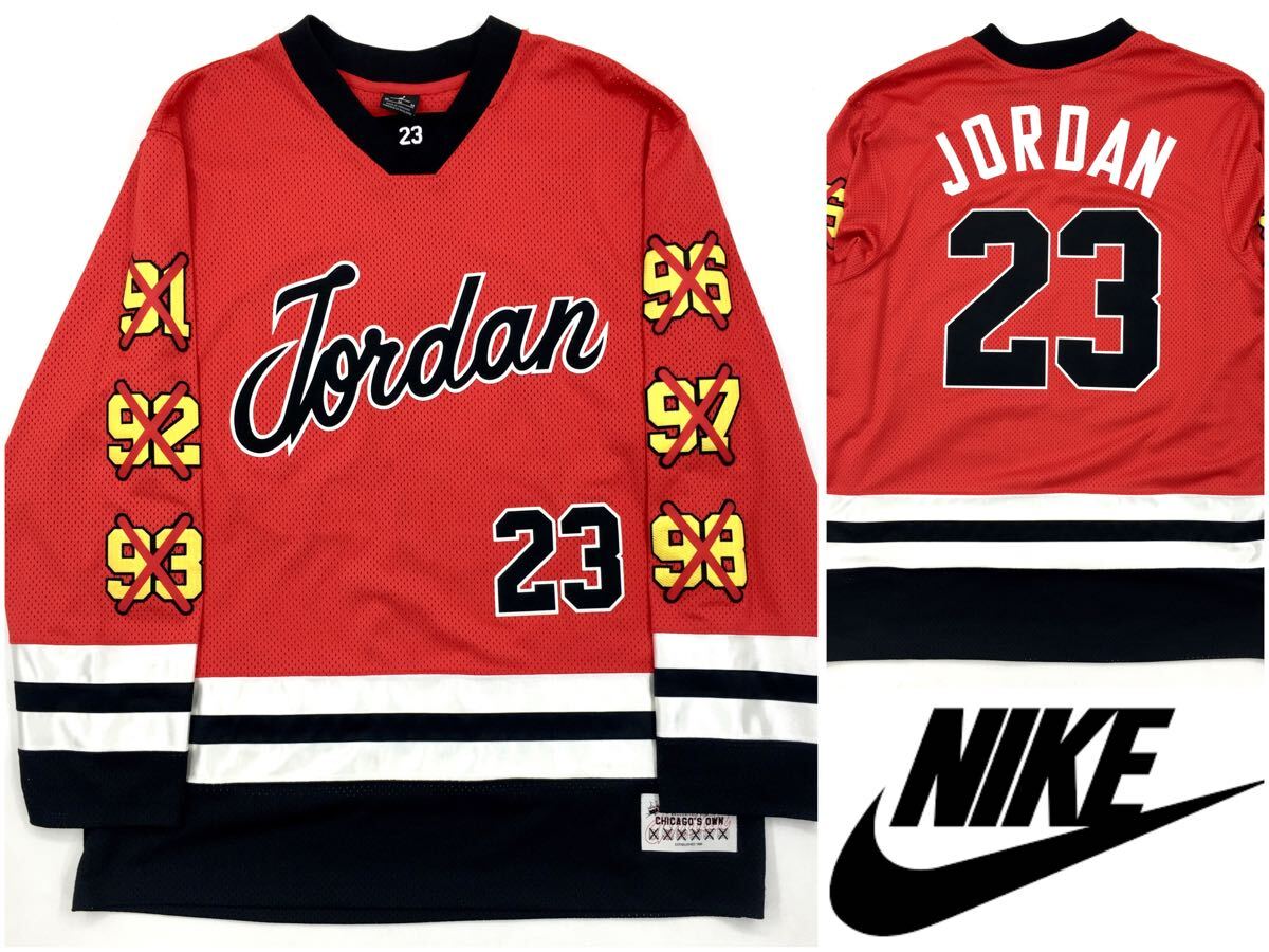 【トレンドゲームシャツ】Nike ジョーダン ホッケージャージ Yahoo!オークション - NIKE JORDAN SPEED To Market STM