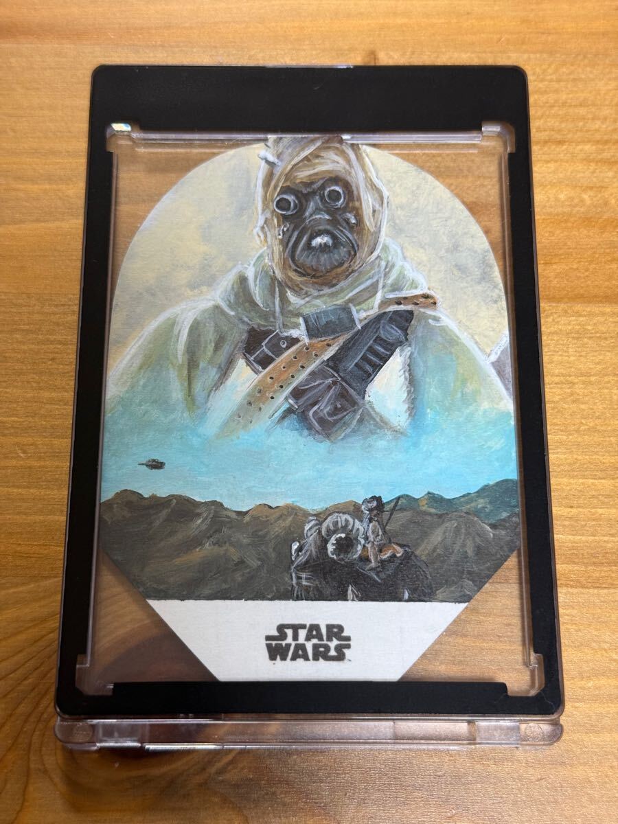 スターウォーズtopps 直筆sketchカード3枚セット スターウォーズtopps 直筆sketchカード3枚セット(スター