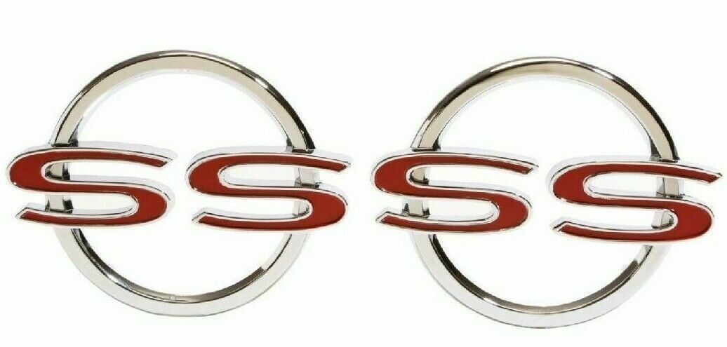 64 インパラ SS リアクォーターエンブレム　シボレー 2個(gè)SET　新品　1964
