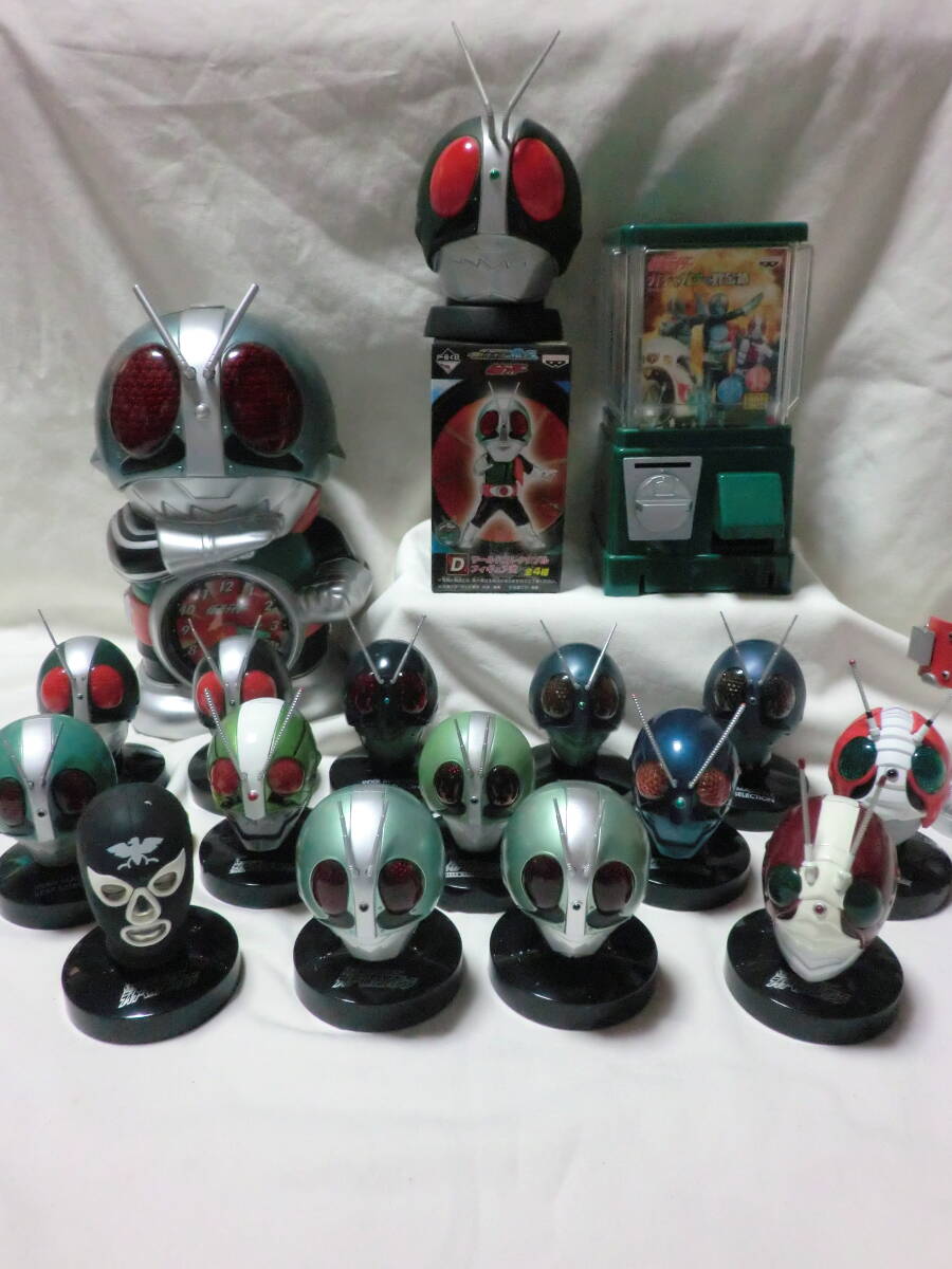 仮面ライダー ライダーマスクディスプレイ 昭和ライダー 5種類