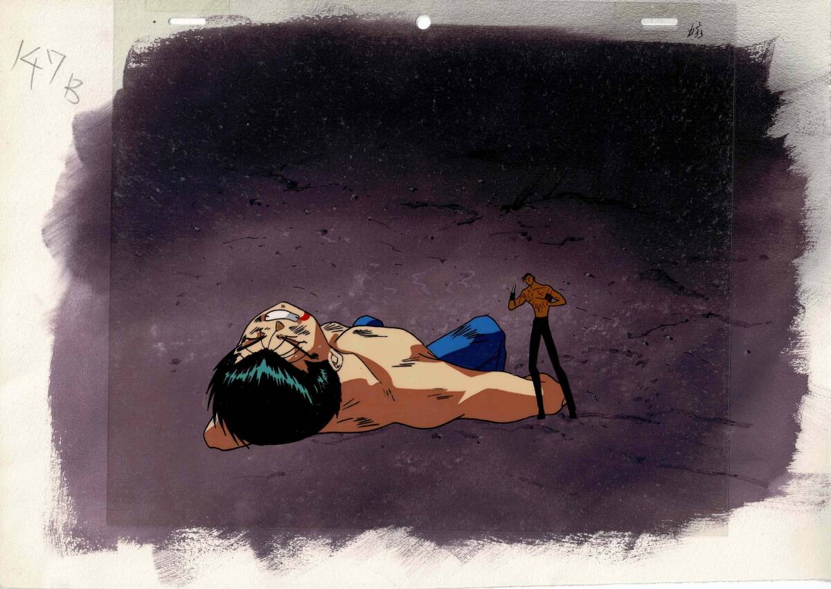 p1101『セル画』『幽遊白書 仙水. 22』冨樫義博 当時もの p1101『セル画』『幽遊白書 仙水. 22』冨樫義博 当時もの