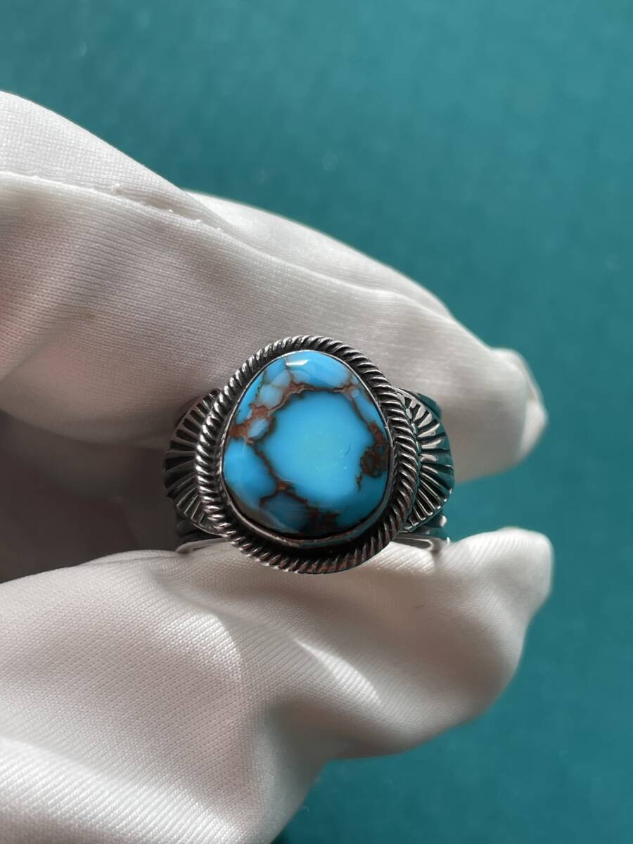  Navajo Indian jewelry Gary Reeves Gary Lee bs turquoise ring 