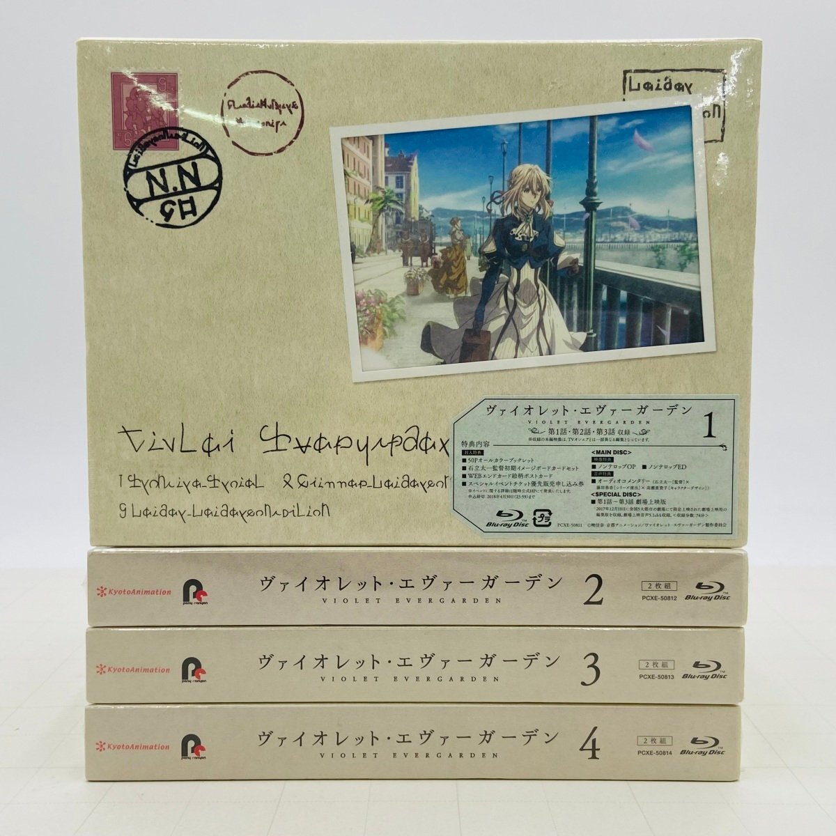 未開封品 Blu-ray ヴァイオレット・エヴァーガーデン 1~4巻 セット アニメ 未開封品 Blu-ray ヴァイオレット・エヴァーガーデン 1~4巻 セット アニメ