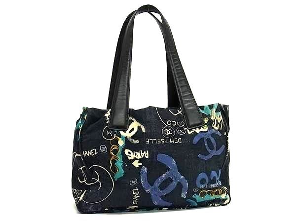CHANEL シャネル トートバッグ PMサイズ 1円 CHANEL シャネル ココマーク ニュートラベルライン PM